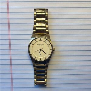 Kenneth Cole New York Gold Watch